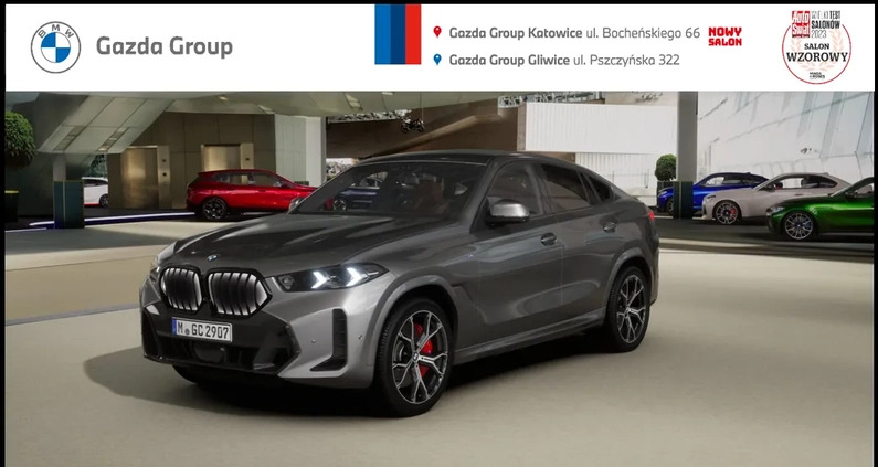 samochody osobowe BMW X6 cena 503700 przebieg: 6, rok produkcji 2023 z Murowana Goślina